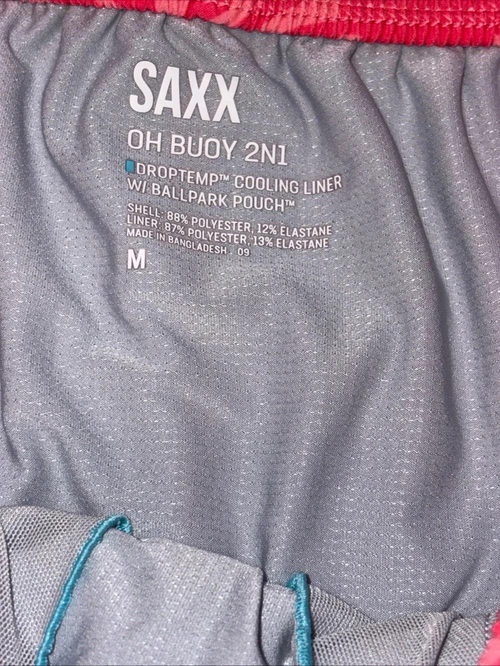 Saxx Mens Oh Buoy Stretch Volley 7
